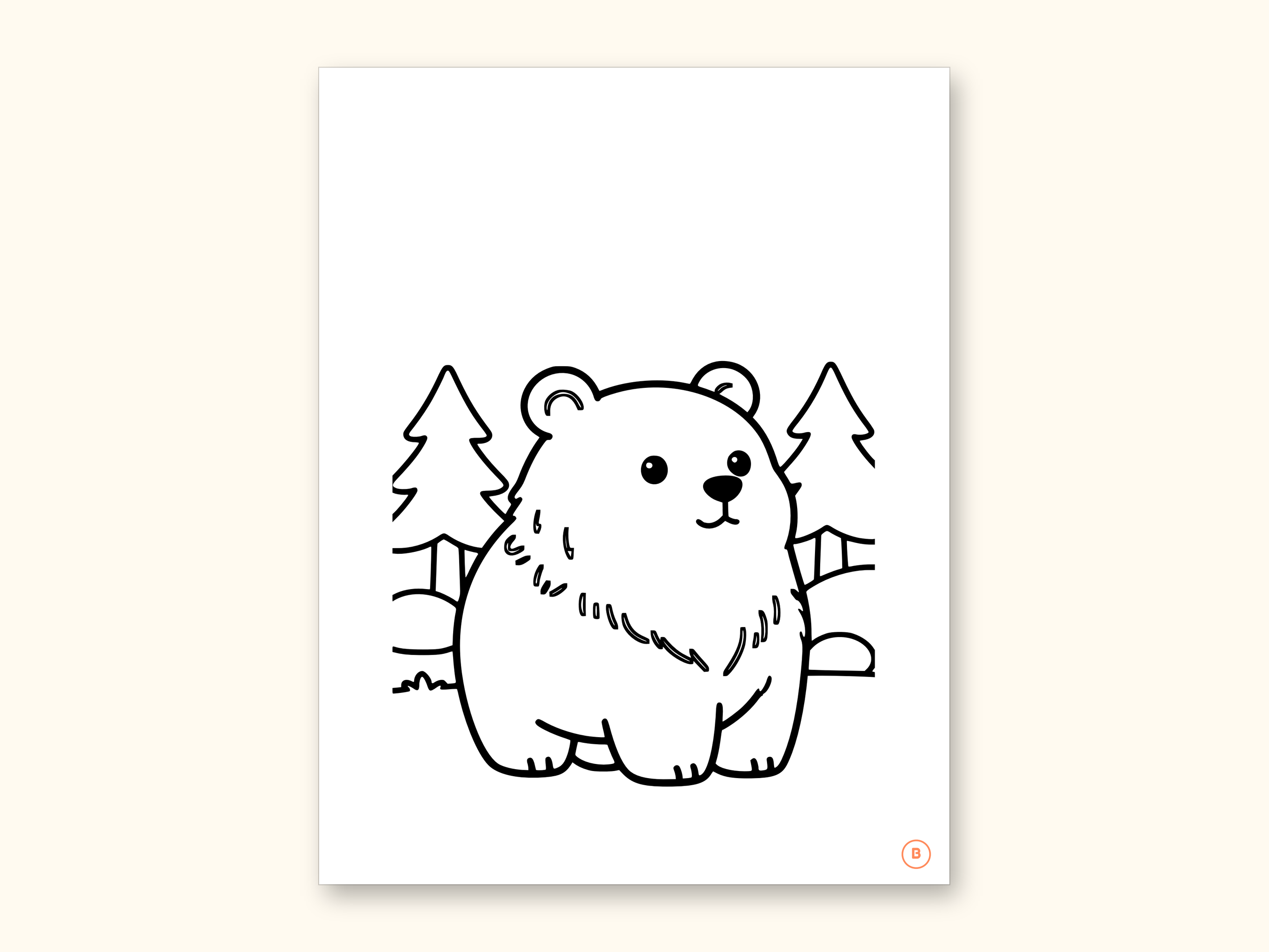Animal ABC Coloring Book | Letter Tracing for Kids Ages 2-5 (Digital PDF): sample page 6 of 55