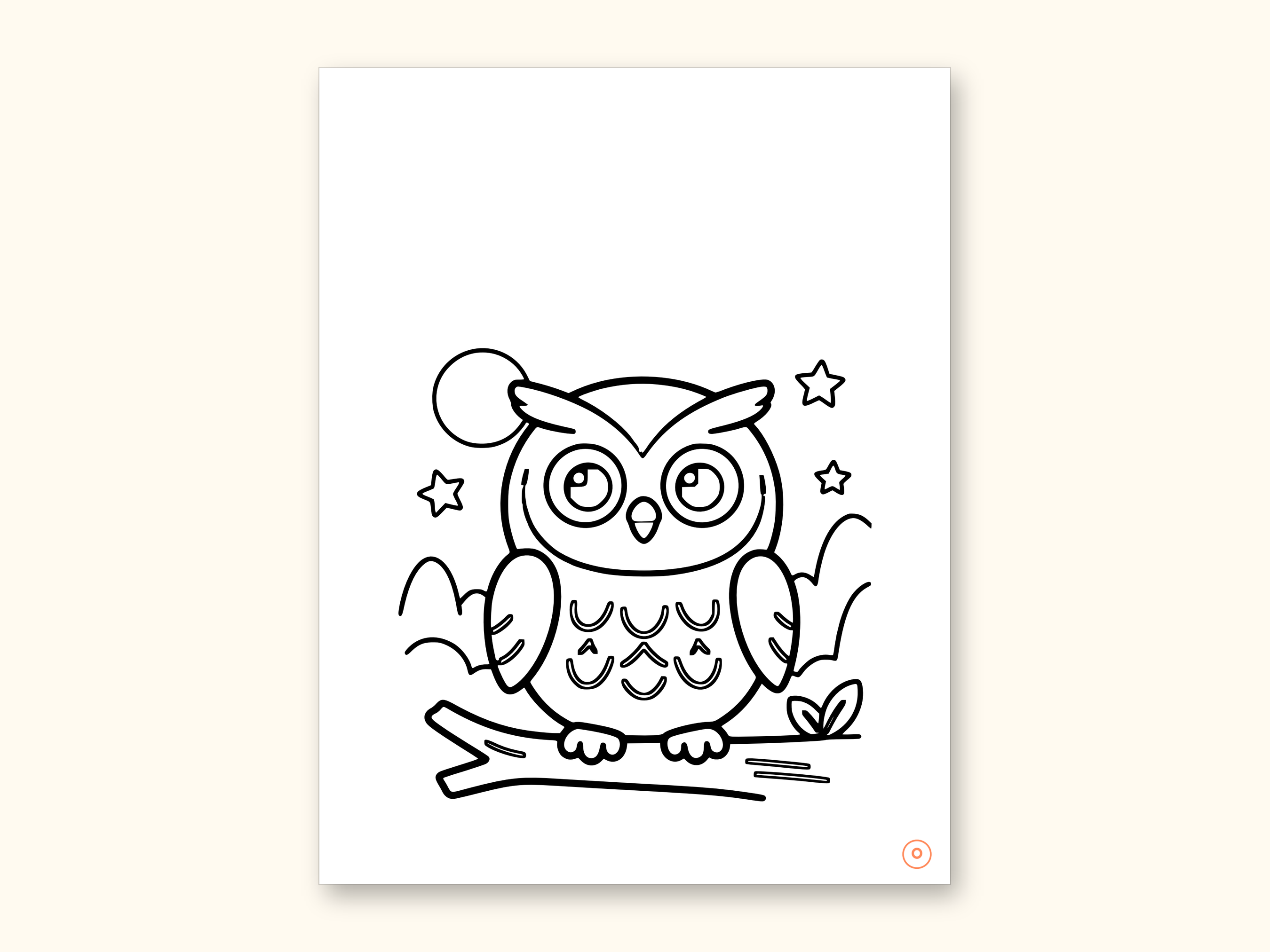 Animal ABC Coloring Book | Letter Tracing for Kids Ages 2-5 (Digital PDF): sample page 32 of 55