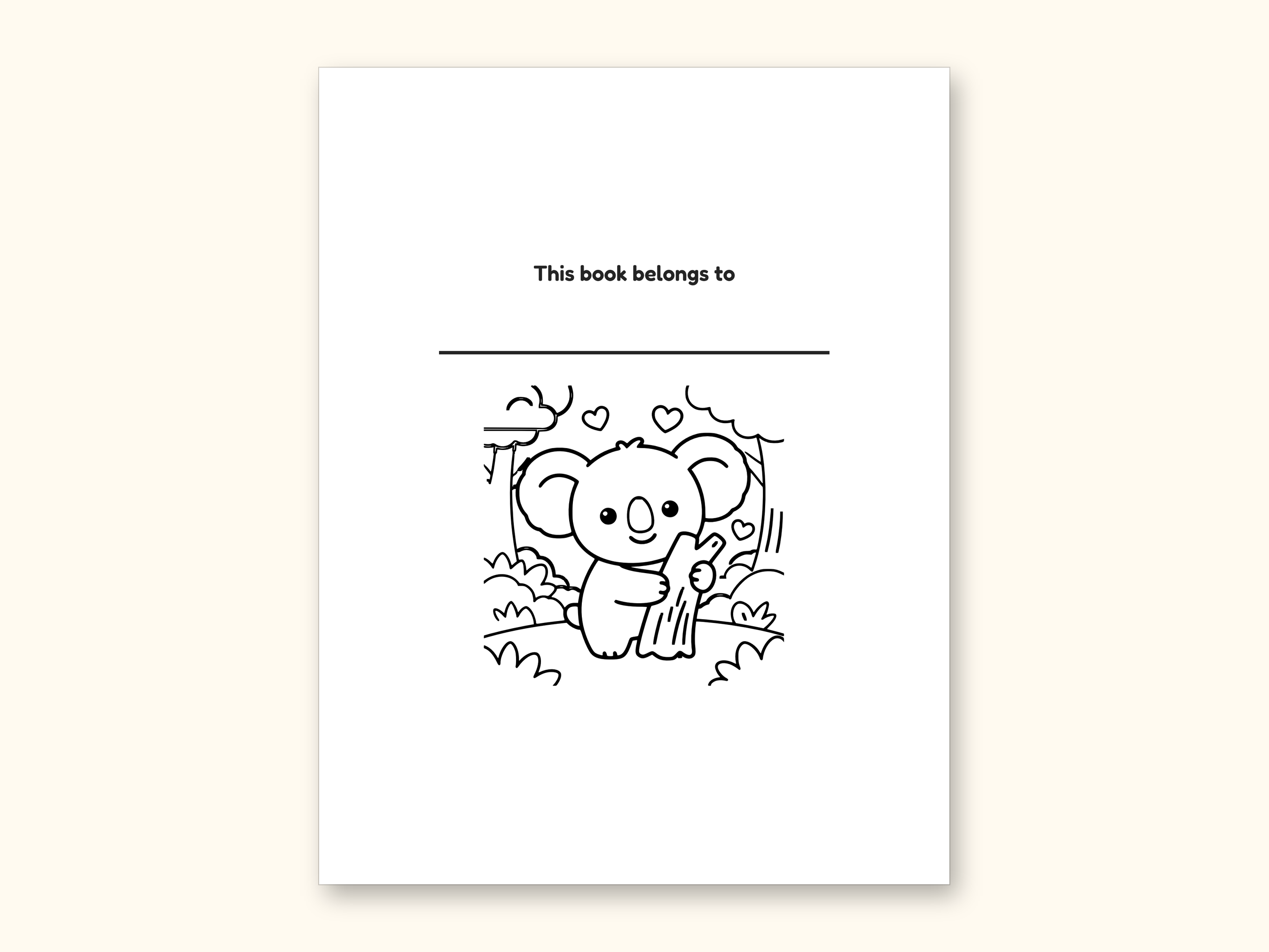 Animal Coloring Pages | 25 Feelings Pictures for Kids Ages 4-8 (Digital PDF): sample page 2 of 29