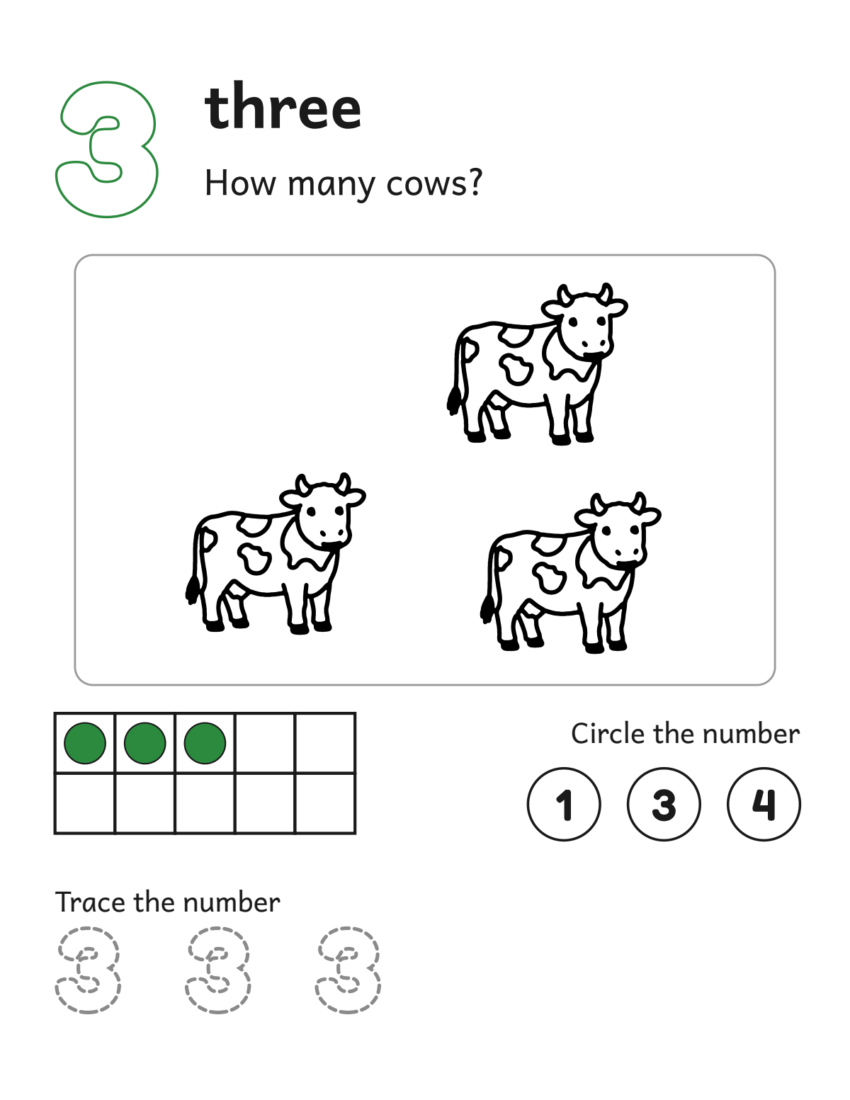 Farm Counting Mats: sample page 3 of 10