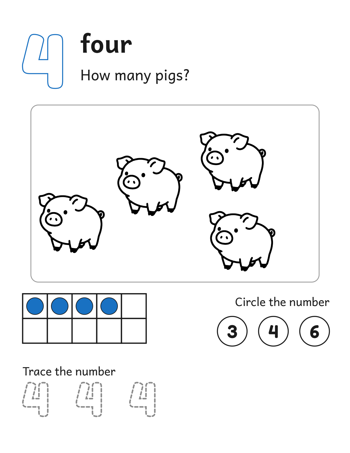 Farm Counting Mats: sample page 4 of 10