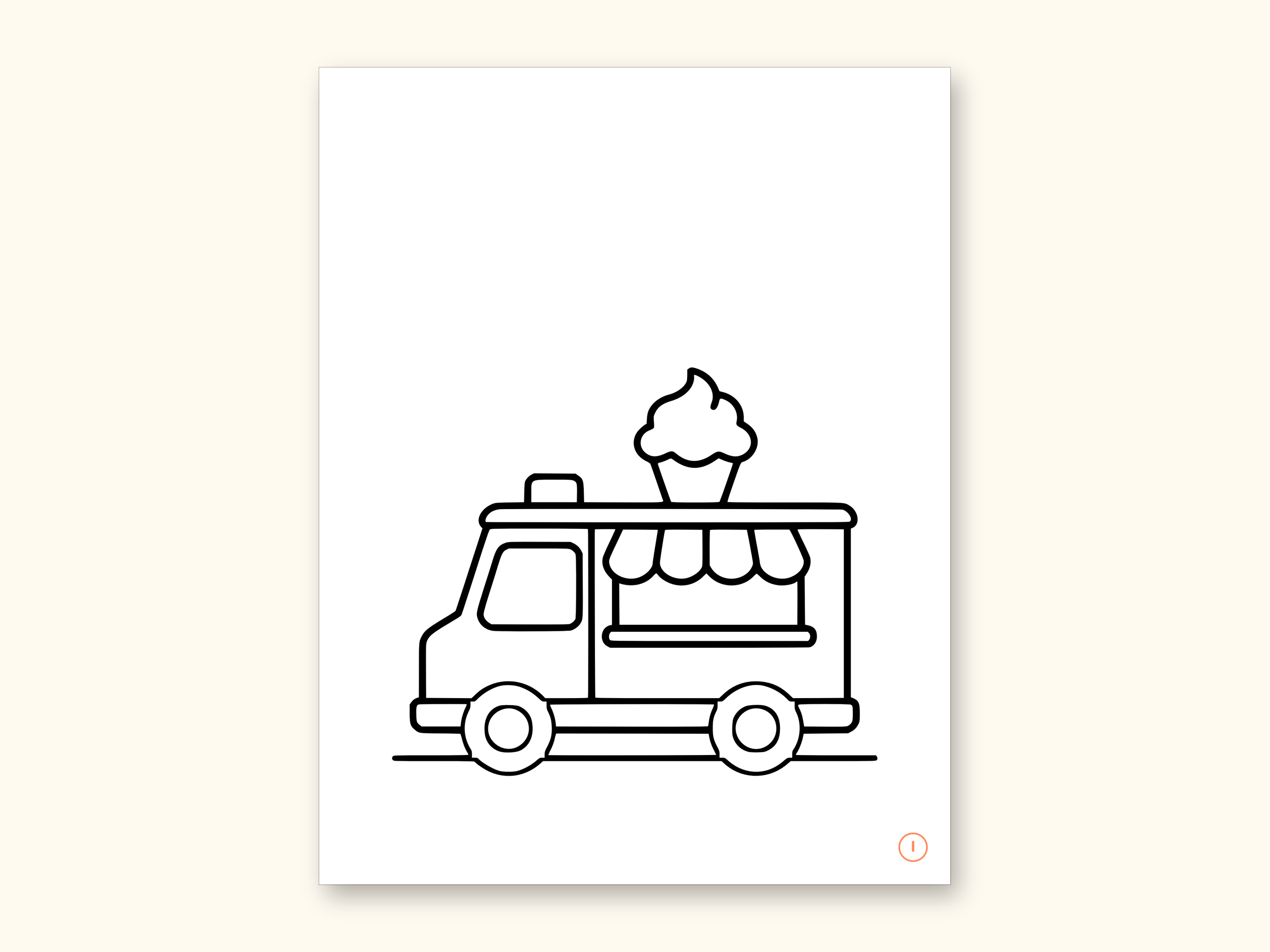 Truck Coloring Pages | ABC Letter Tracing for Kids Ages 2-4 (Digital PDF): sample page 20 of 55
