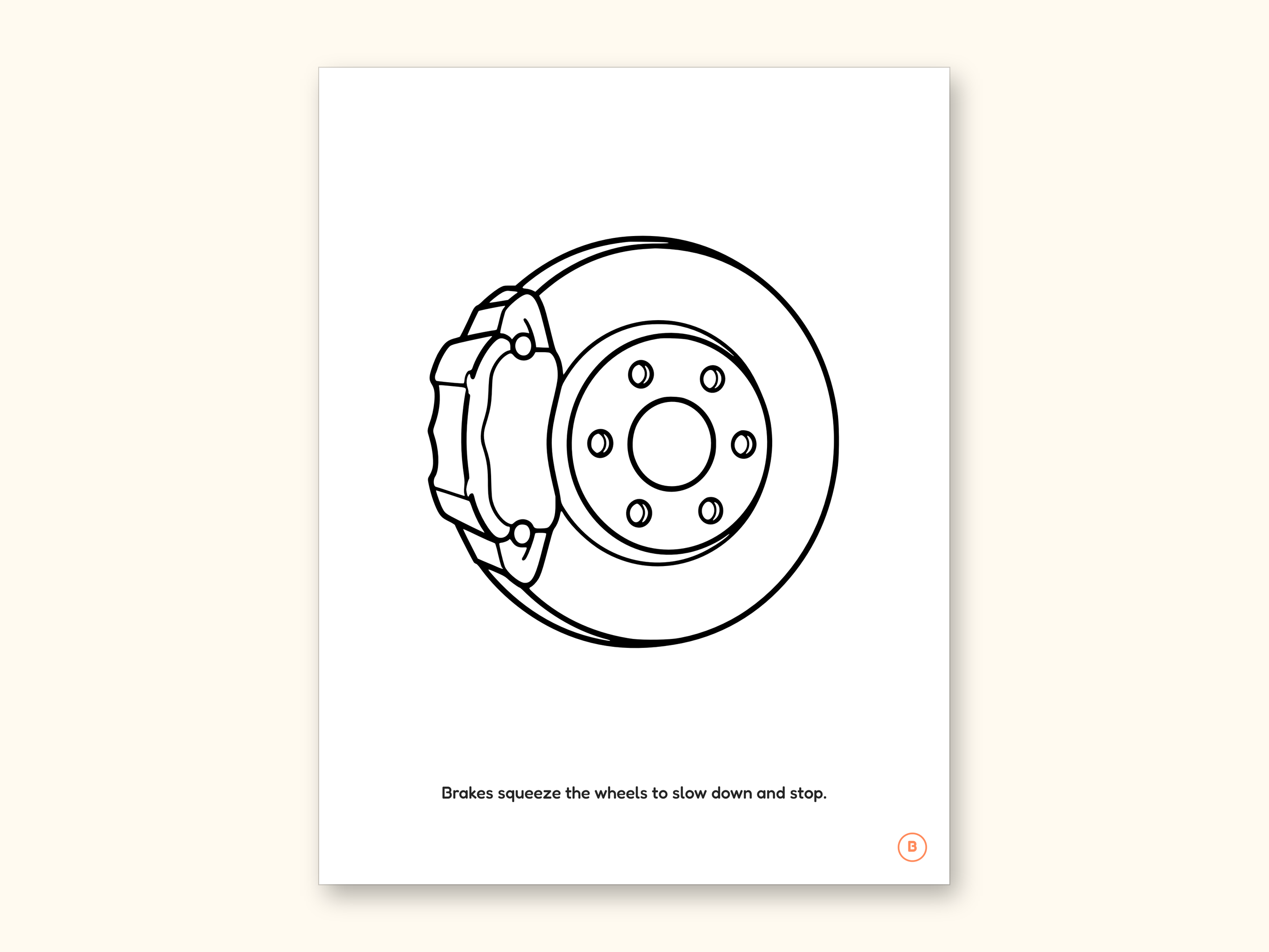 Car Coloring Pages | ABC Letter & Word Tracing for Kids Ages 4-8 (Digital PDF): sample page 6 of 55