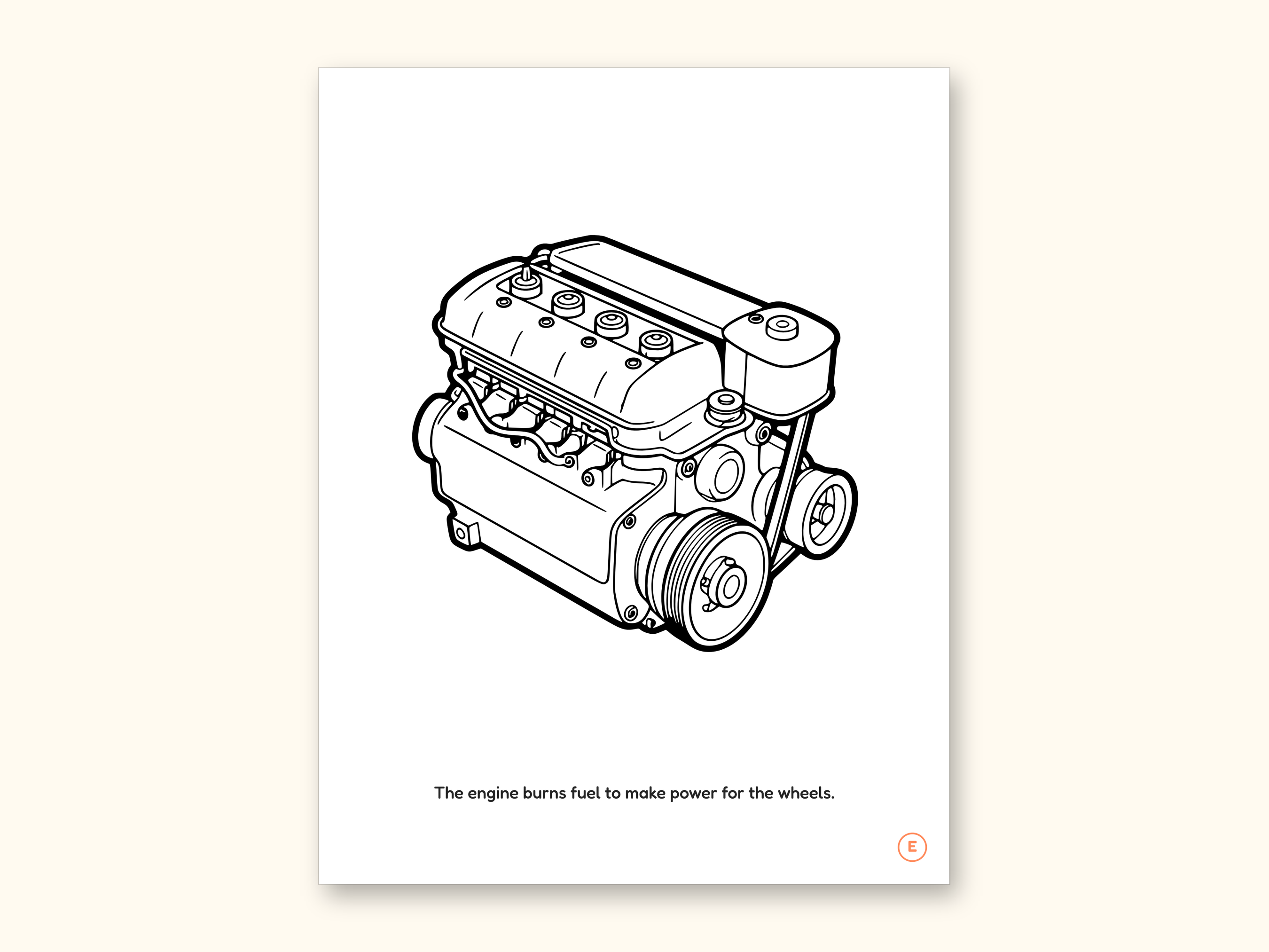 Car Coloring Pages | ABC Letter & Word Tracing for Kids Ages 4-8 (Digital PDF): sample page 12 of 55