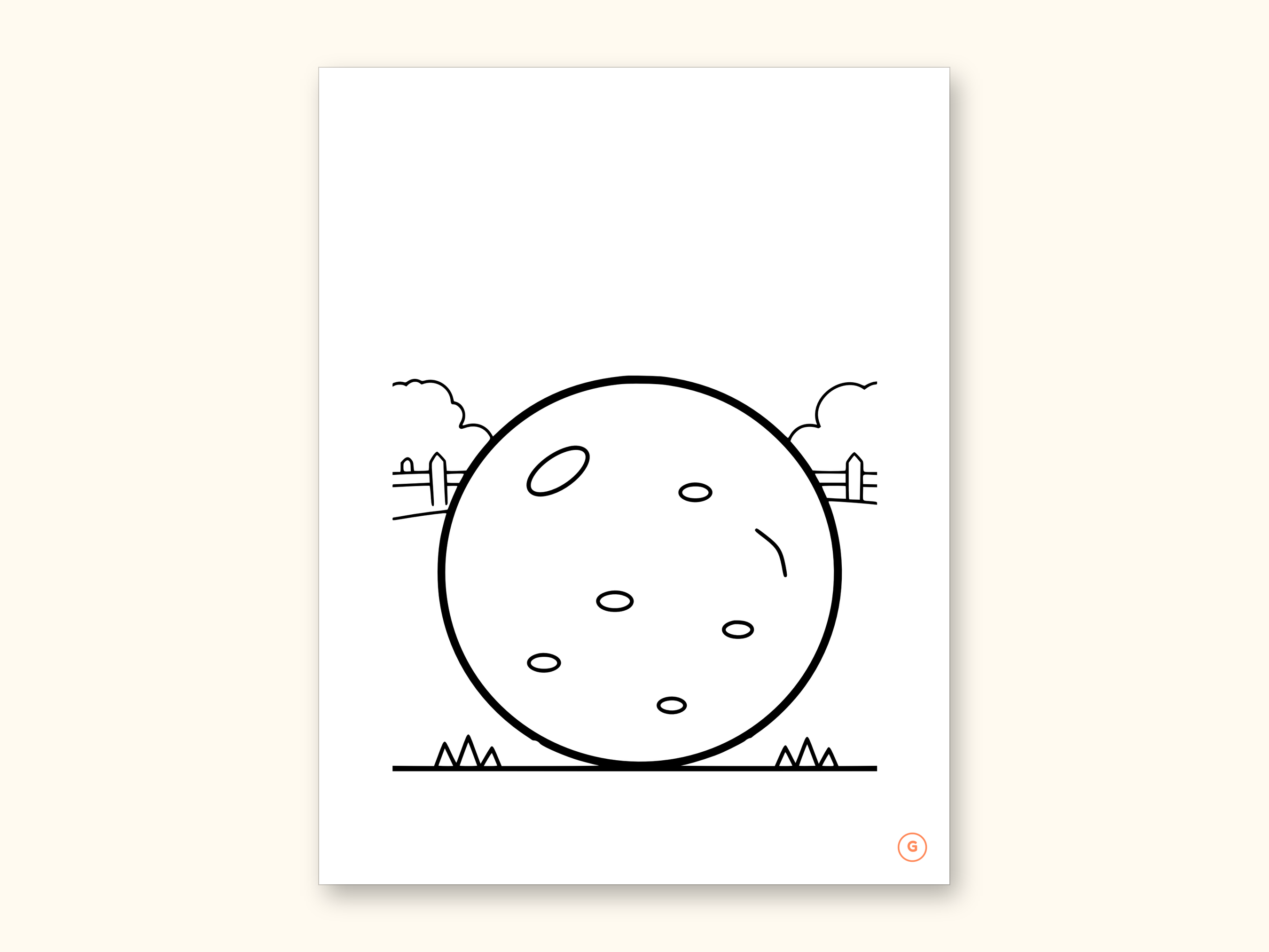 Mushroom Coloring Pages | ABC Letter Tracing for Kids Ages 2-5 (Digital PDF): sample page 16 of 55