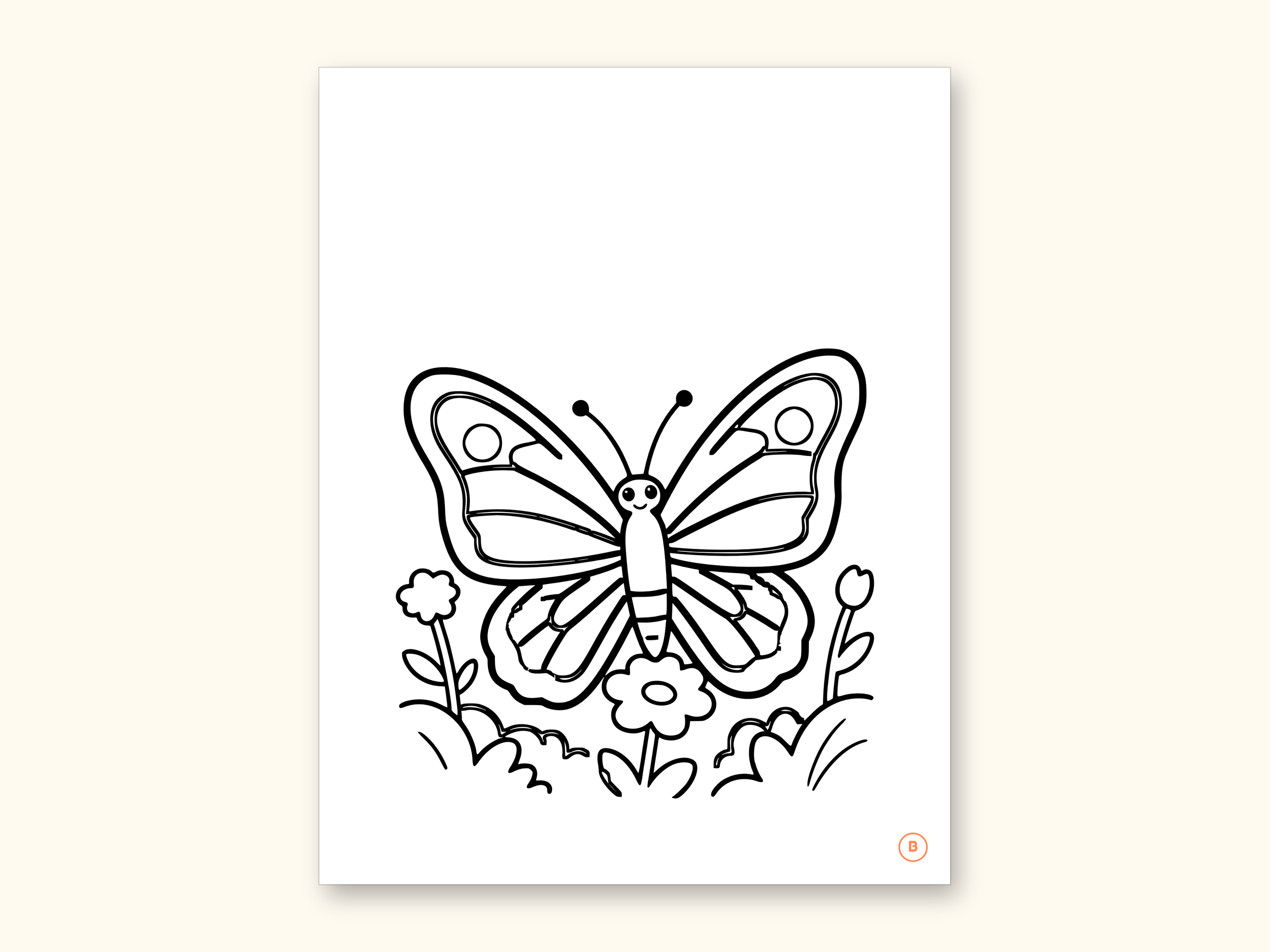 Nature Coloring Pages | ABC Letter Tracing for Kids Ages 2-5 (Digital PDF): sample page 6 of 55