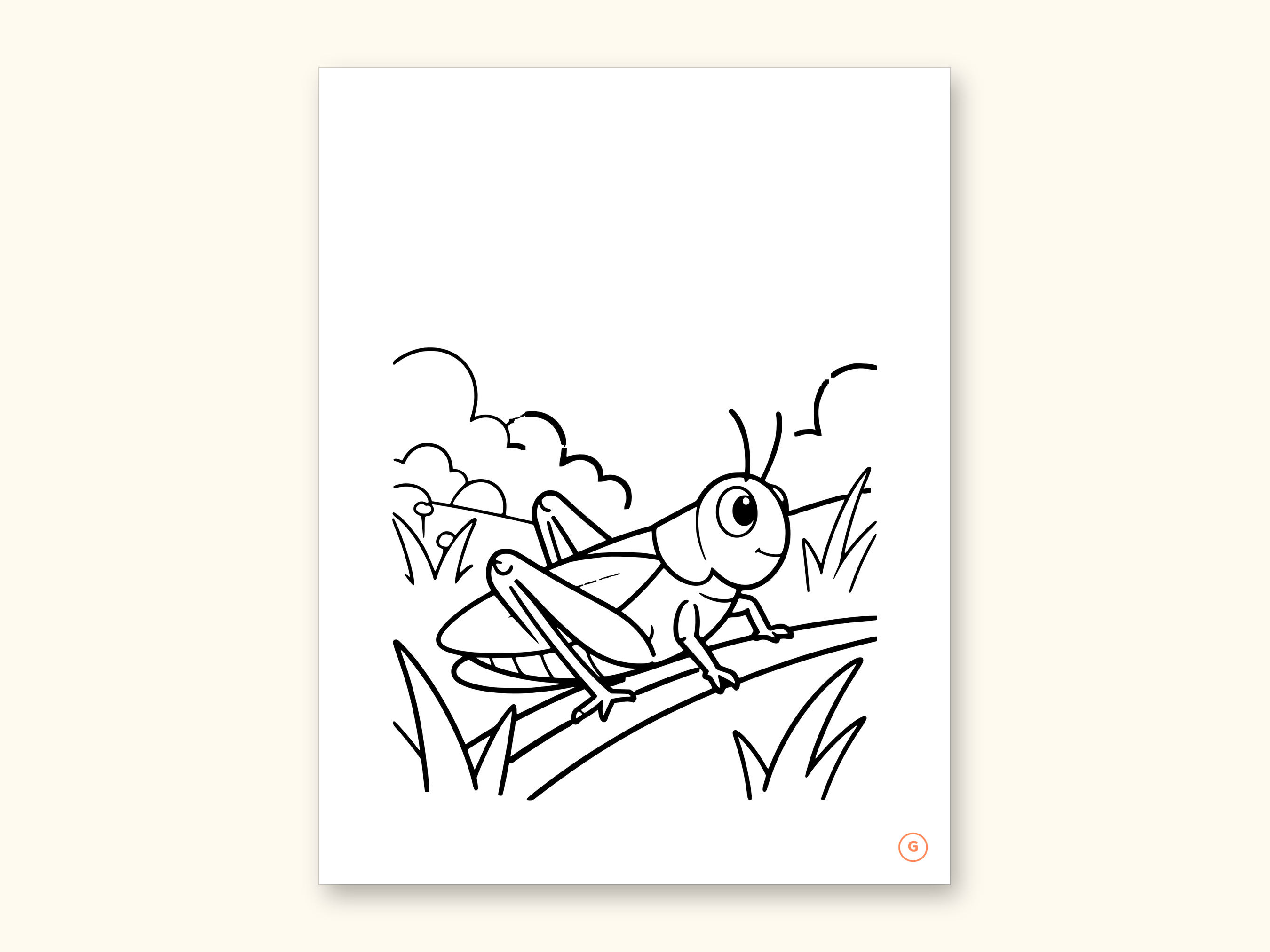 Nature Coloring Pages | ABC Letter Tracing for Kids Ages 2-5 (Digital PDF): sample page 16 of 55