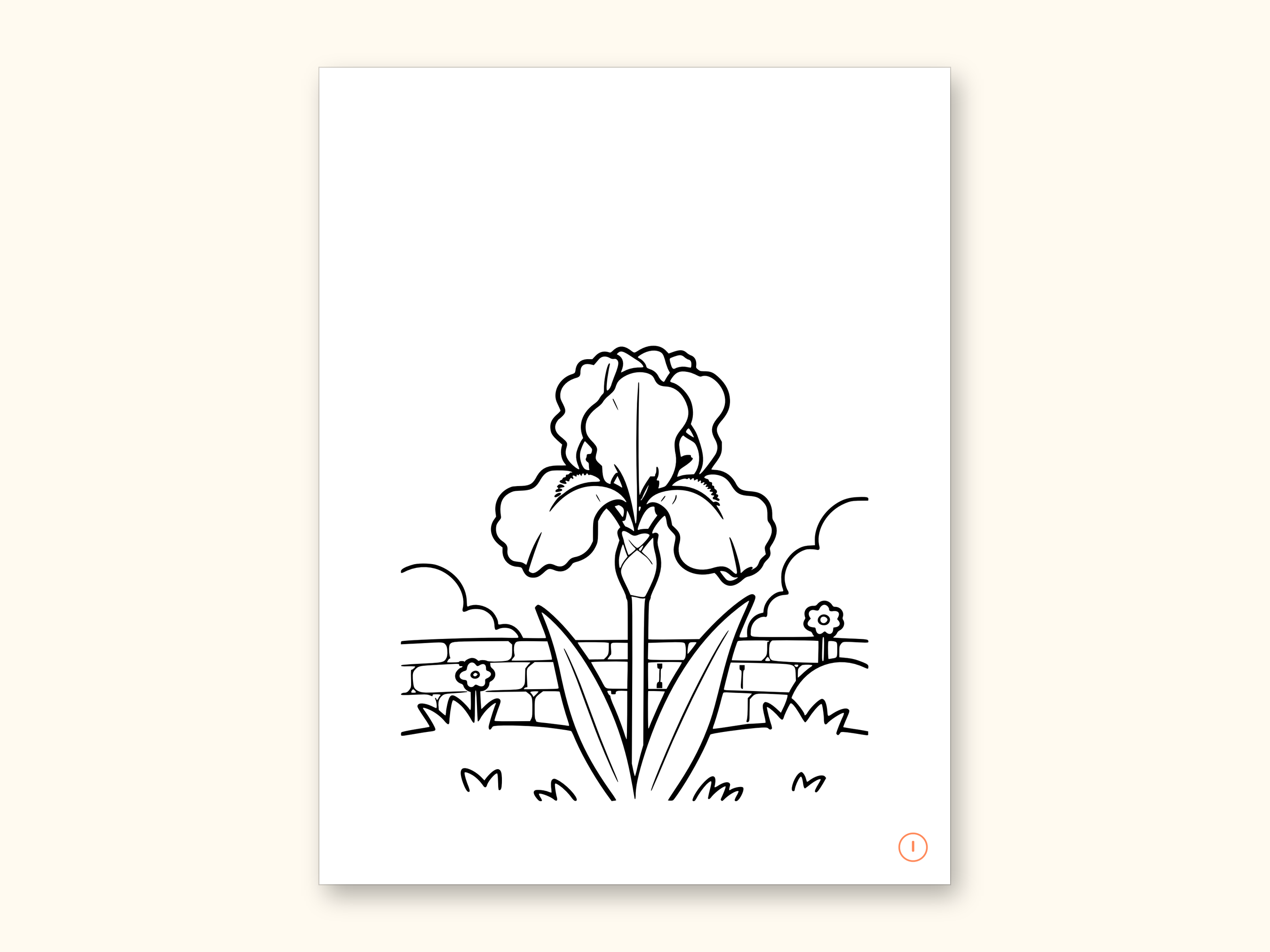 Nature Coloring Pages | ABC Letter Tracing for Kids Ages 2-5 (Digital PDF): sample page 20 of 55