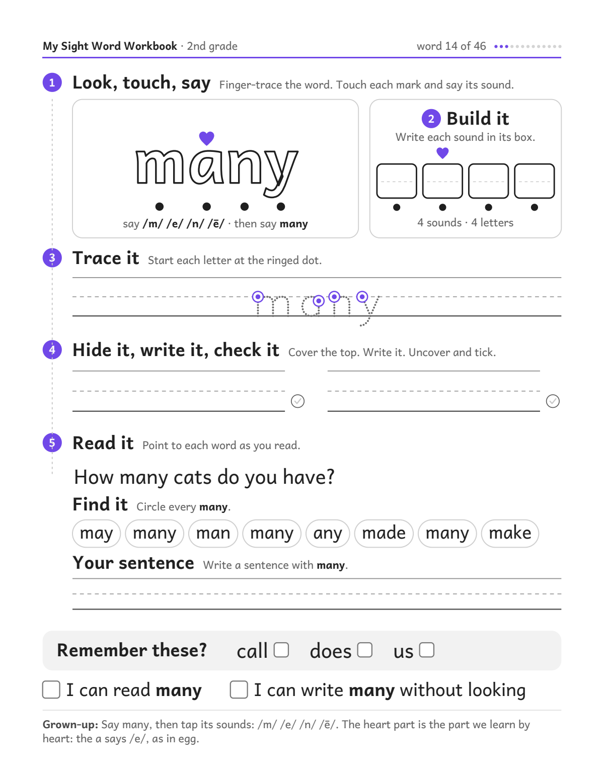Sw Workbook Grade2: sample page 22 of 62