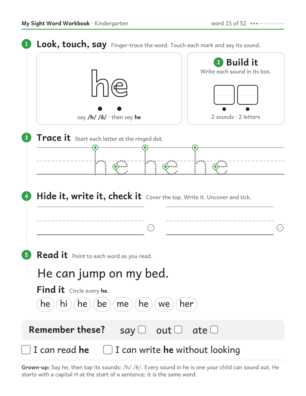 Sw Workbook K: sample page 23 of 69