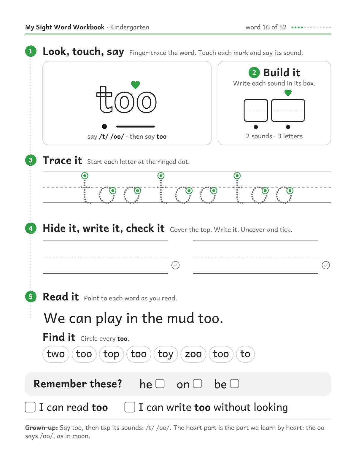 Sw Workbook K: sample page 24 of 69
